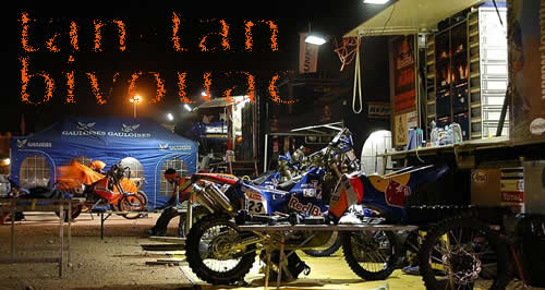 maintainance is done in the sand, dirt, mud and rain behind a factory truck - if you're lucky